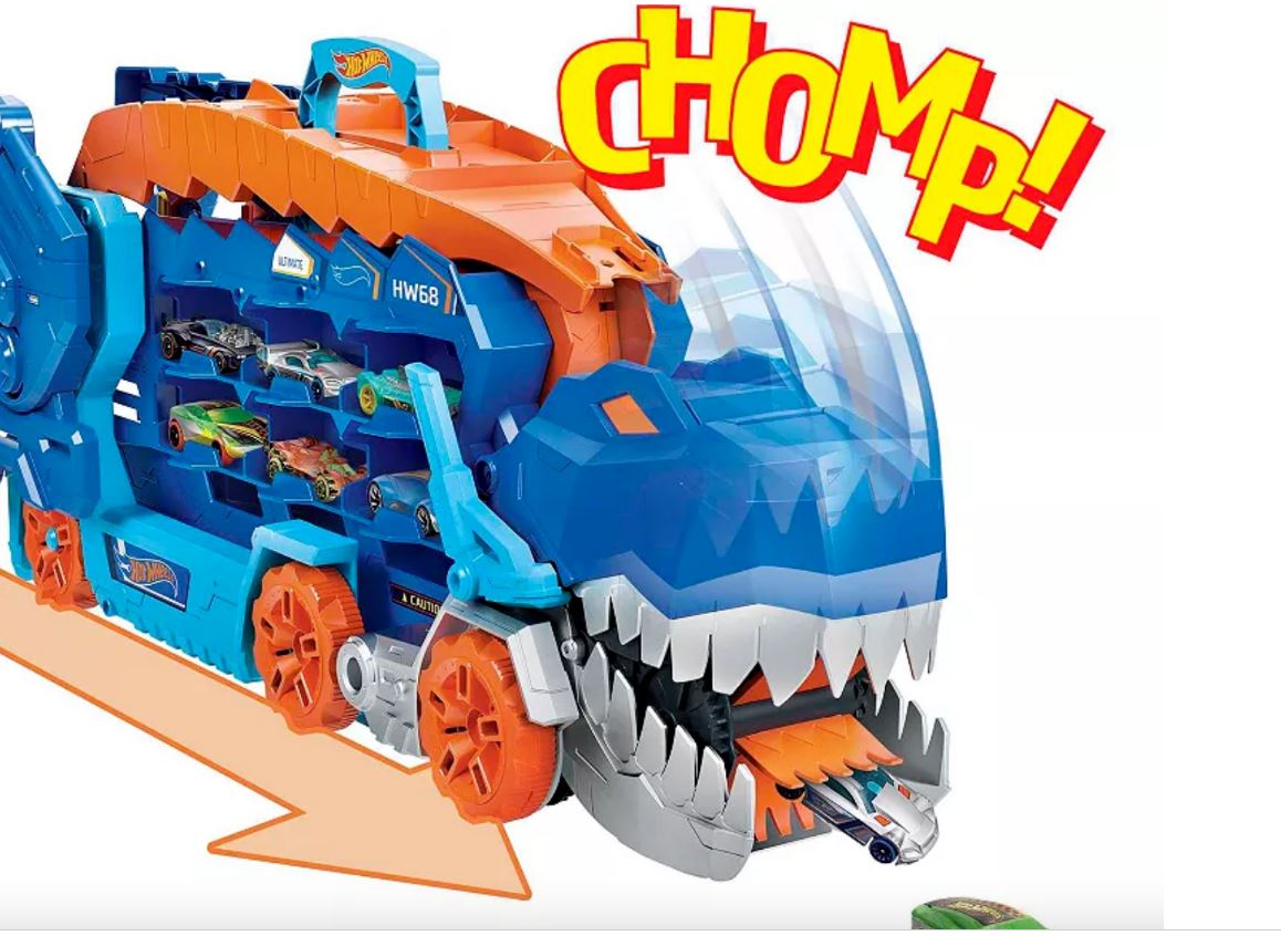 Hot Wheels Transforming City T-Rex Ultimate Hauler HNG50 — image 2