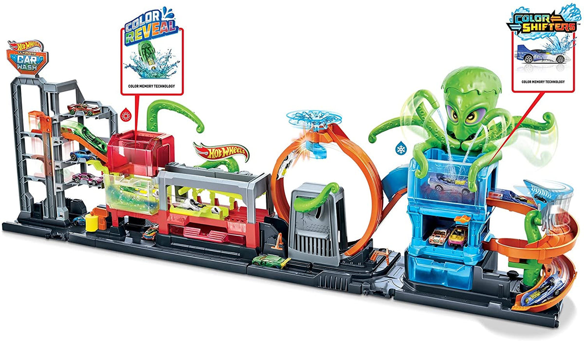 Hot Wheels Ultimate Octo Carwash Playset GTT96 - Colorland Toys