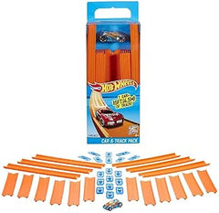 Hot Wheels Track Builder Straight Track With Car [BHT77]