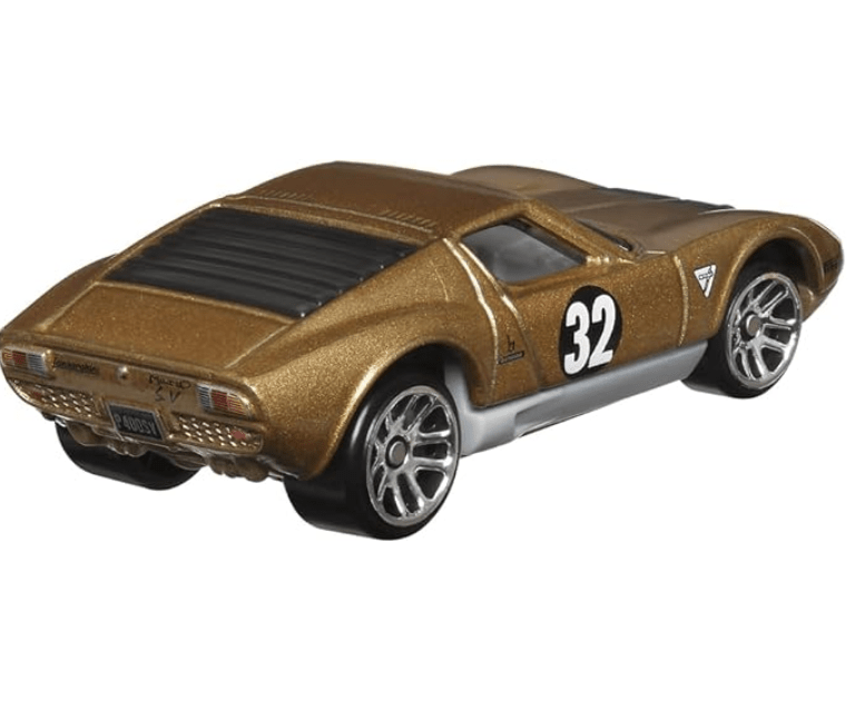 Hotwheels Themed Vintage 1971 Lamborghini Mura SV Diecast Car HRV03/HRT81 - Colorland Toys