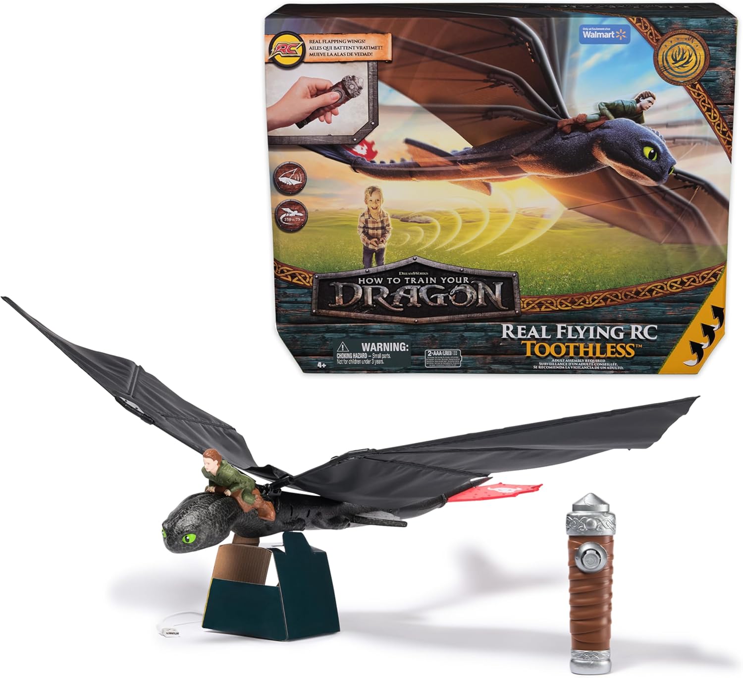 How To Train Your Dragon Real Flying Toothless RC 6074369 - Colorland Toys