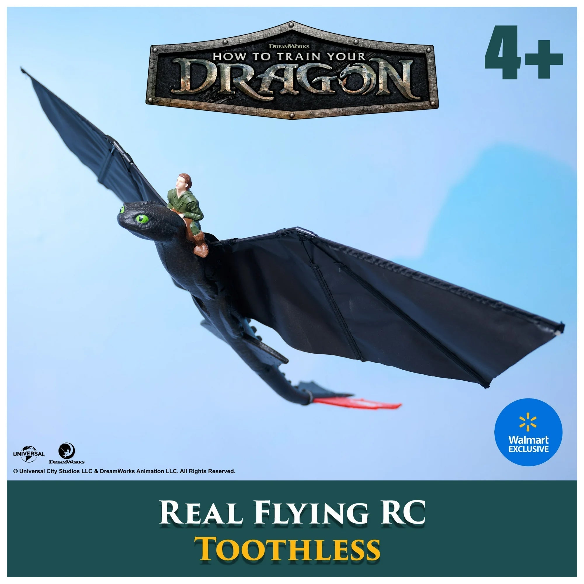 How To Train Your Dragon Real Flying Toothless RC 6074369 - Colorland Toys