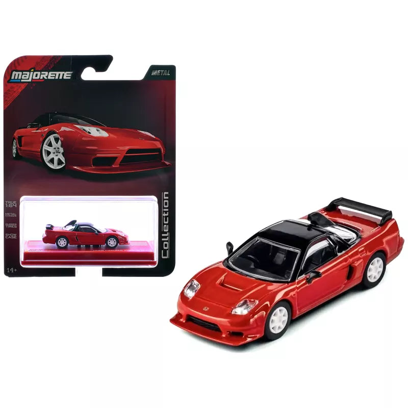 1995 Honda NSX-R GT RHD (Right Hand Drive) Red with Black Top - Majorette Collection