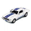 1965 Shelby GT350 White with Blue Stripes - Majorette Collection