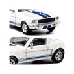 1965 Shelby GT350 White with Blue Stripes - Majorette Collection