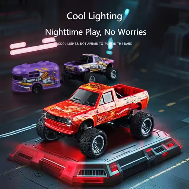 Mini RC Truck 1:64 Scale Remote Control Monster Truck - Assorted 1 pc — image 13