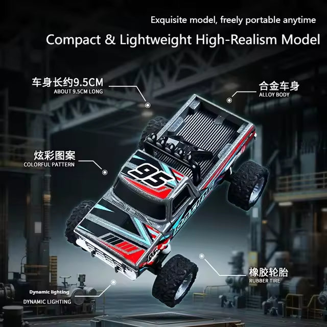 Mini RC Truck 1:64 Scale Remote Control Monster Truck - Assorted 1 pc — image 12