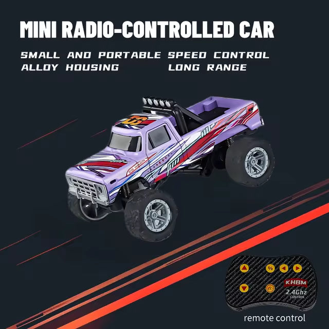 Mini RC Truck 1:64 Scale Remote Control Monster Truck - Assorted 1 pc — image 23