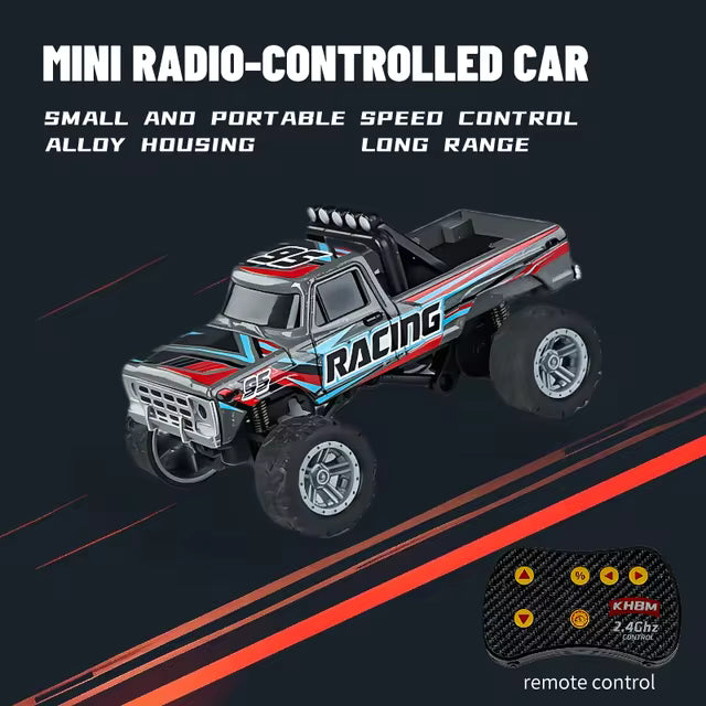 Mini RC Truck 1:64 Scale Remote Control Monster Truck - Assorted 1 pc — image 19
