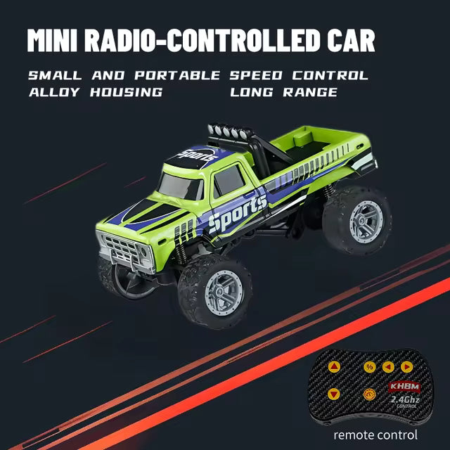 Mini RC Truck 1:64 Scale Remote Control Monster Truck - Assorted 1 pc - Colorland Toys