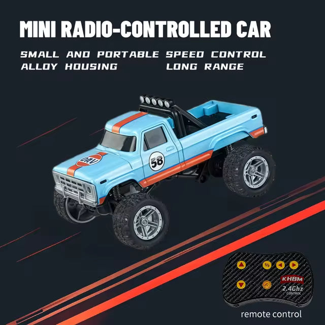 Mini RC Truck 1:64 Scale Remote Control Monster Truck - Assorted 1 pc — image 14
