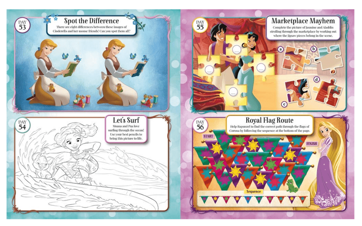 Igloo Books Disney Princess 365 Puzzles & Activities 36286 — image 2
