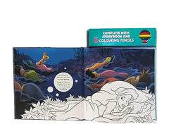 Igloo Books Disney Princess Ariel: Read & Colour 527020 - Colorland Toys