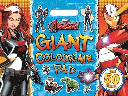 Igloo Books Marvel Avengers: Giant Colour Me Pad 082426 - Colorland Toys