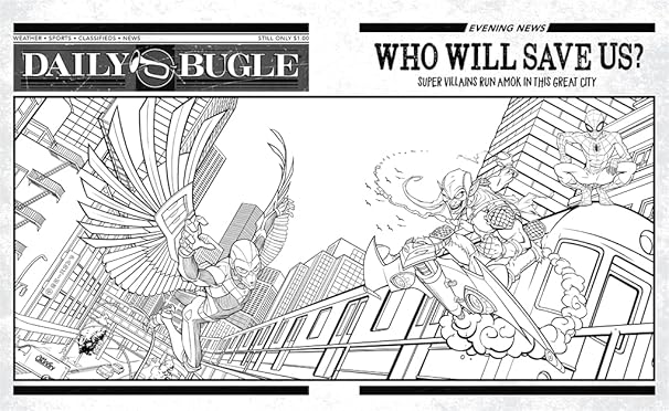 Igloo Books Marvel Spider - Man: Mega Colouring 082662 - Colorland Toys