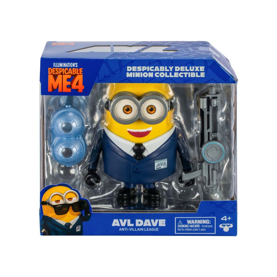 Illuminations Despicable Me 4 Deluxe Minion Figure - AVL Dave 59298 - Colorland Toys