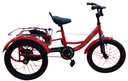 Bosheng Tricycle With Basket 16 Inch Red MN012 - Colorland Toys