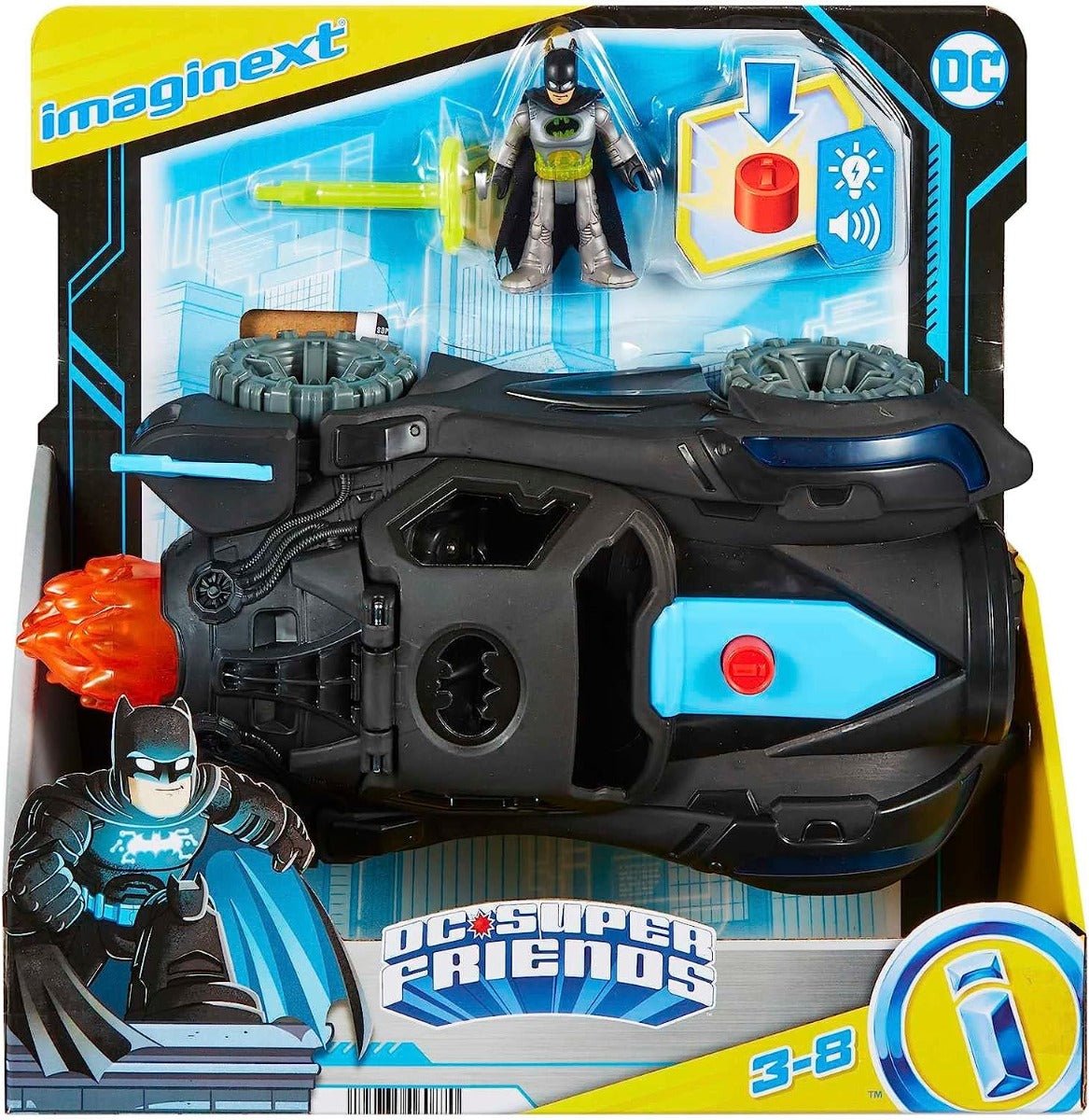 Imaginext DC Super Friends Batmobile HGX96 - Colorland Toys