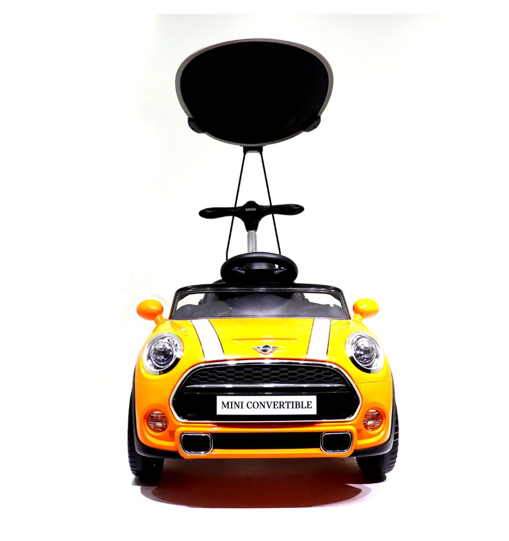 Mini Cooper Push Car (Orange) - Colorland Toys