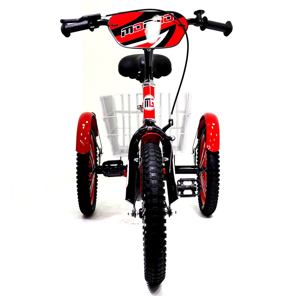 Mogoo Tricycle 16 Inches with Basket - Red - Colorland Toys