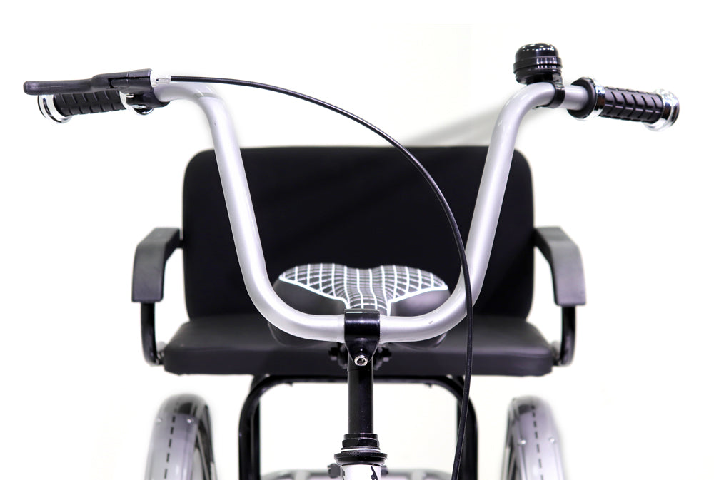 Knolly Three Wheel Bicycle 12 Inch Double Seat Silver - Colorland Toys