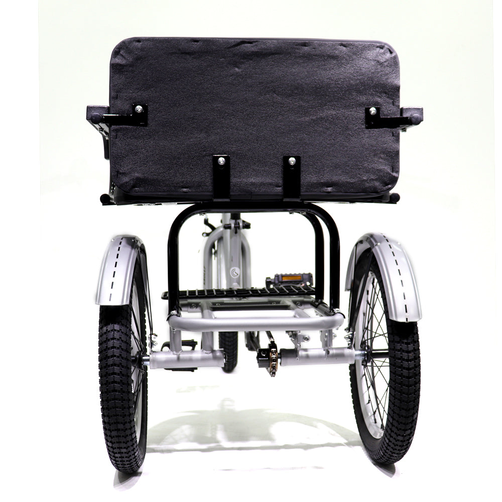 Knolly Three Wheel Bicycle 12 Inch Double Seat Silver - Colorland Toys