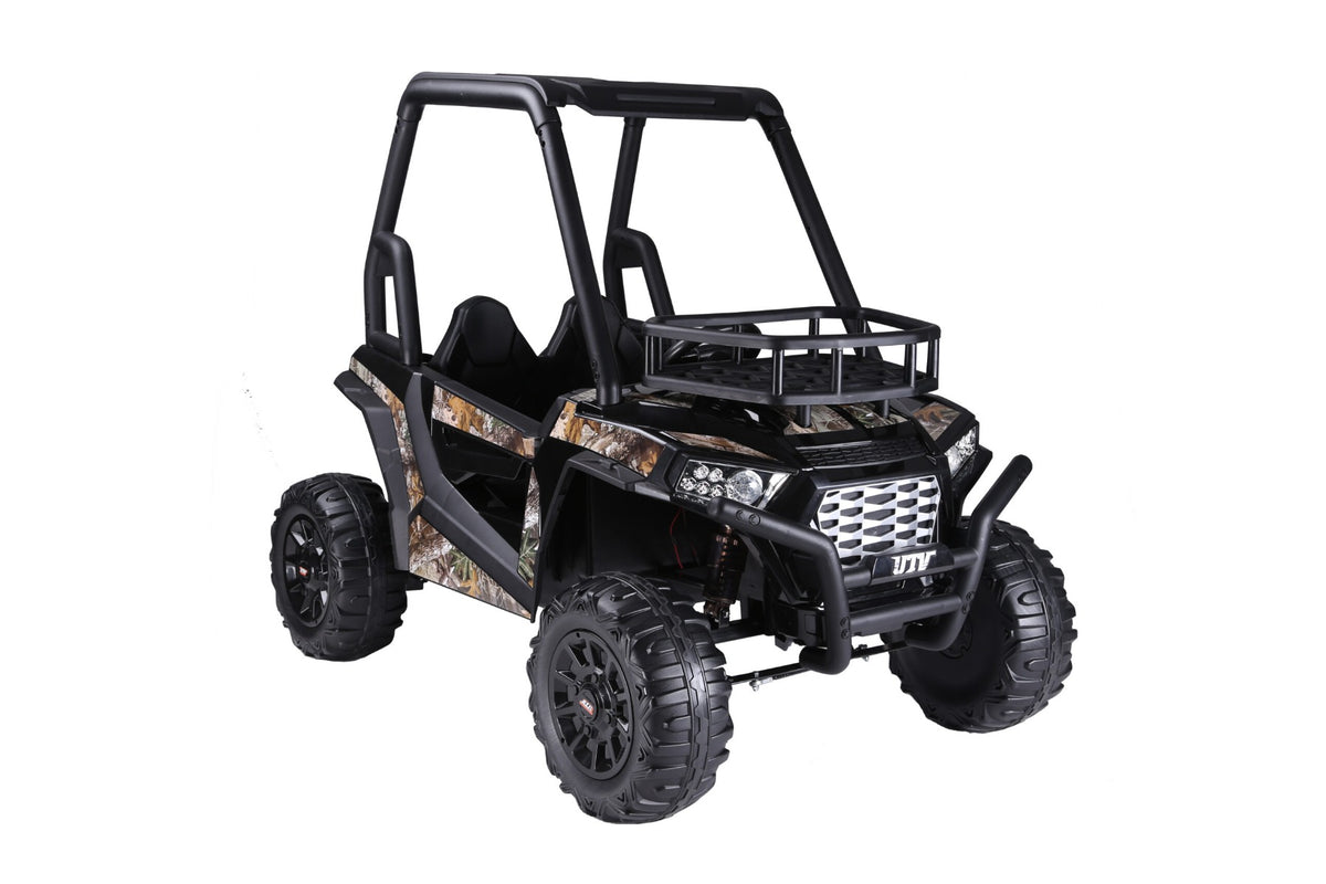 Megastar UTV Ride On Car Buggy For Kids Black JS360 - Colorland Toys