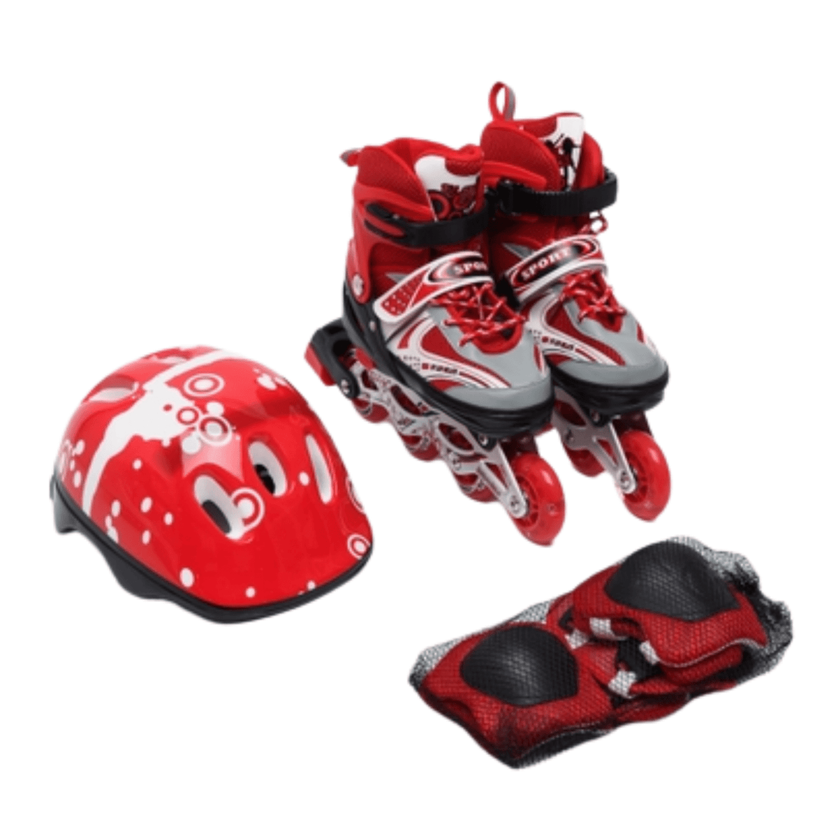 In-Line Skate Shoes 29-33 Red 8901CDT-S — image 1