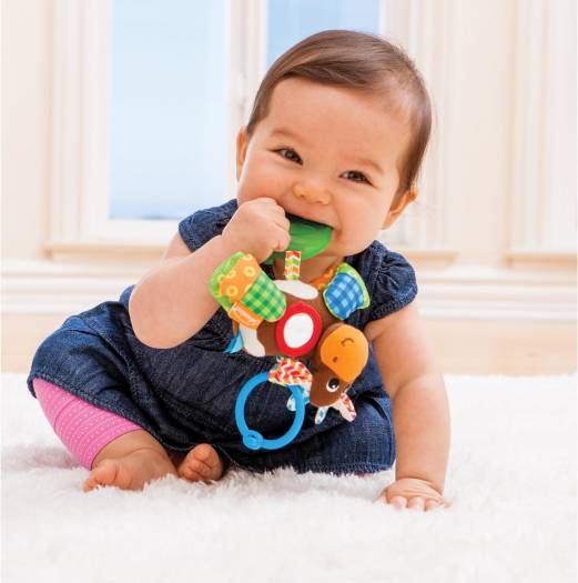 Infantino Jittery Cow Green IN005058 - Colorland Toys