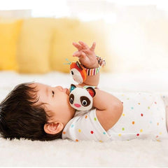 Infantino Wrist Rattles Monkey/Panda IN206892 - Colorland Toys