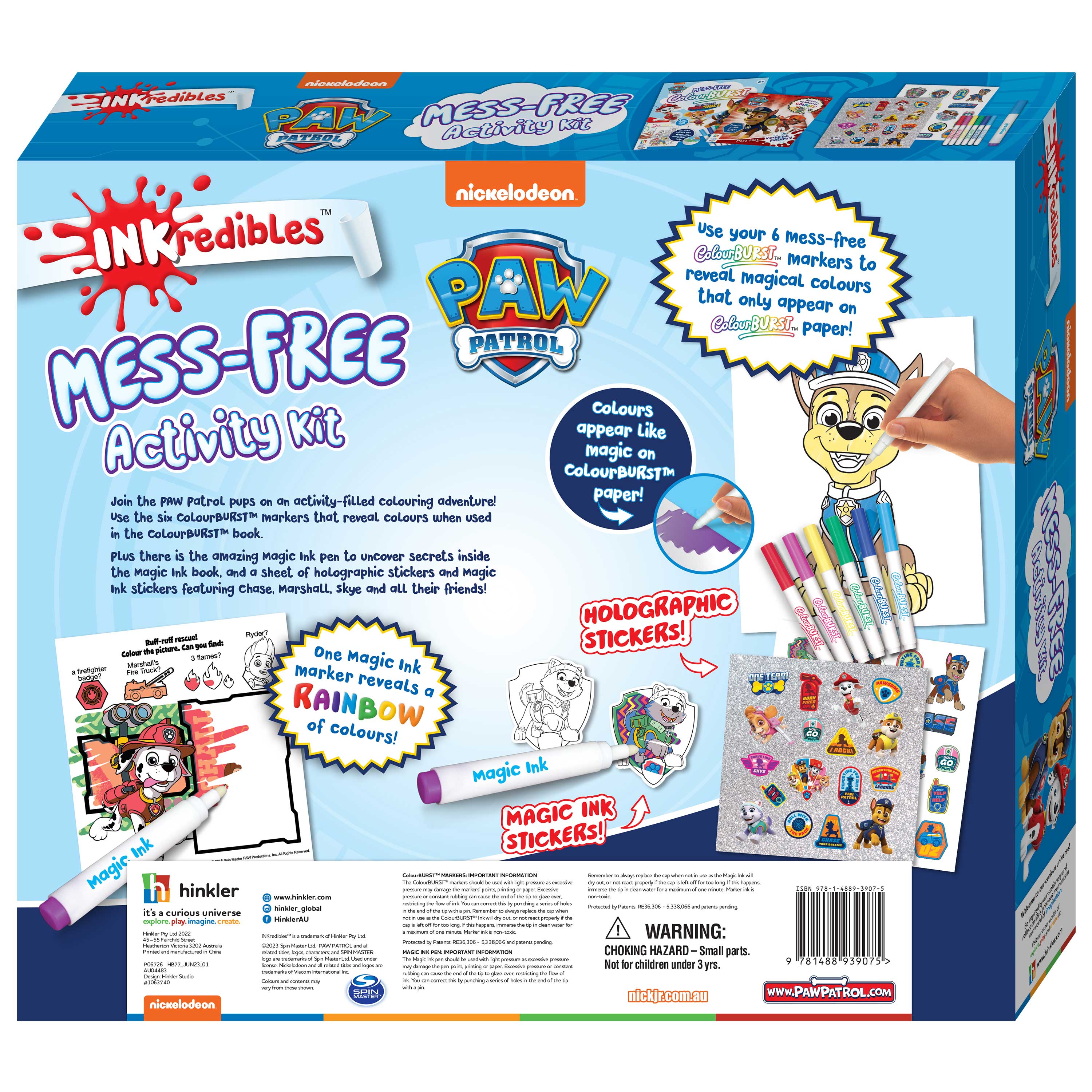 Hinkler Inkredibles Activity Kit Paw Patrol HST00448