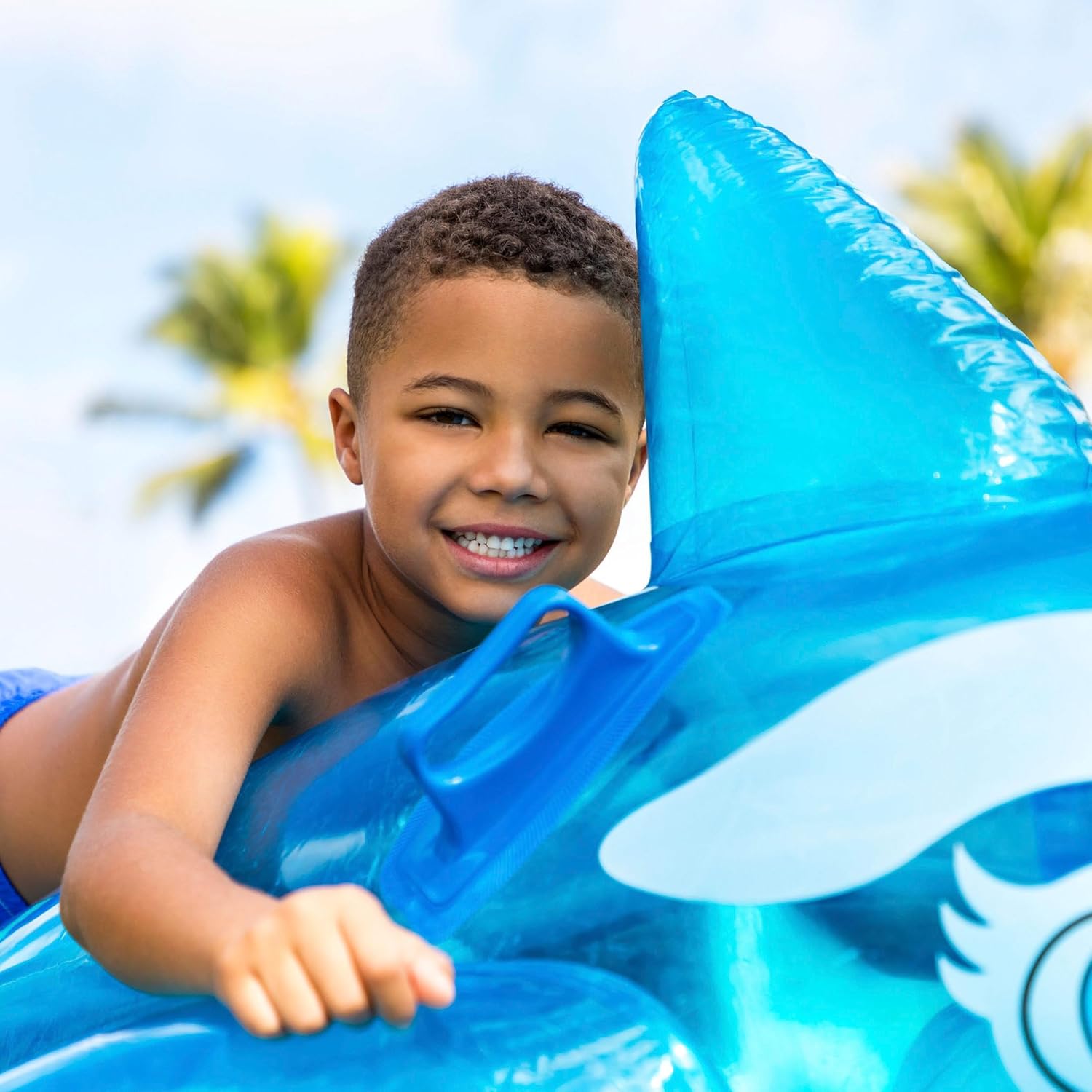 INTEX 66 Inch Little Whale Ride On Float - Colorland Toys