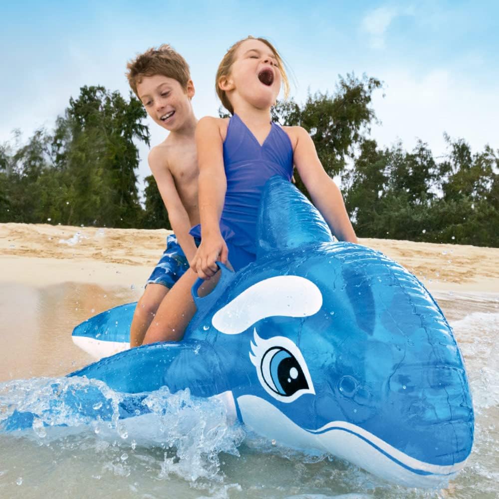 INTEX 66 Inch Little Whale Ride On Float - Colorland Toys