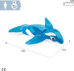 INTEX 66 Inch Little Whale Ride On Float - Colorland Toys