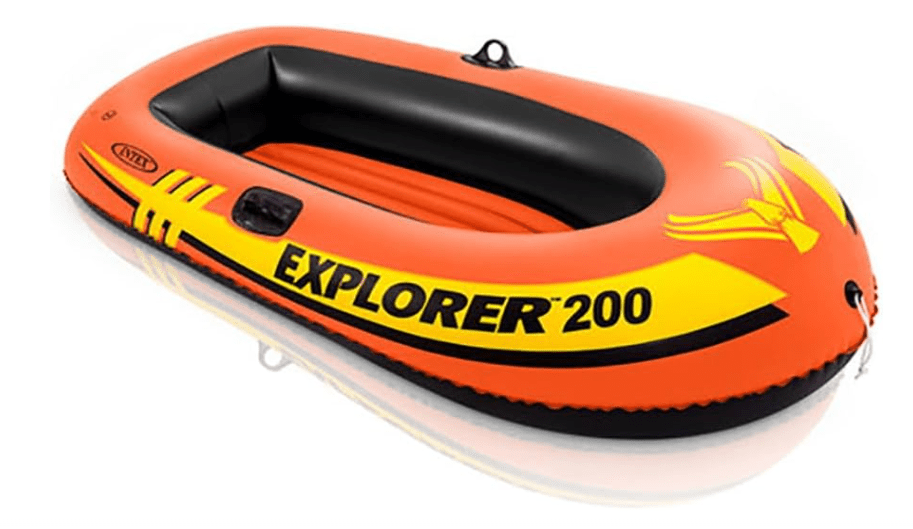 Intex Explorer 200 Inflatable Boat with Paddle 185x94x41cm - Colorland Toys