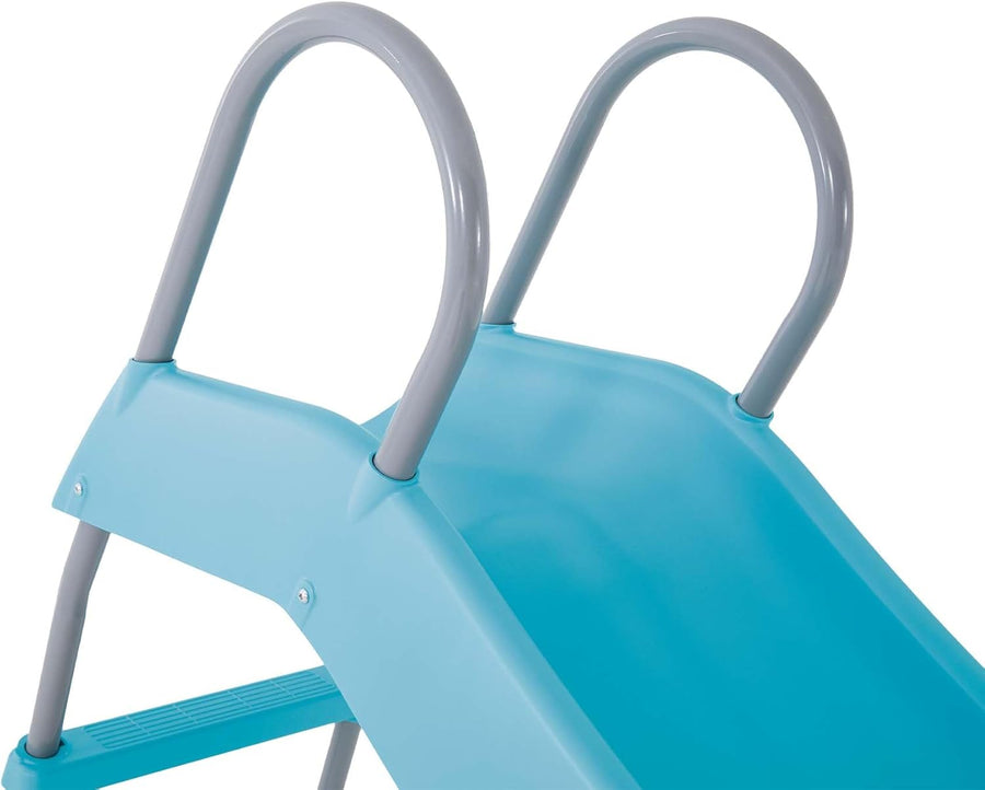 Intex Freestanding Outdoor Slide Set – Light Blue, Alloy Steel Frame, for Kids Ages 3–10 — image 4