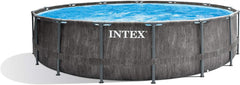 Intex Greywood Prism Round Frame Pool 4.45x1.22cm 26742 - Colorland Toys