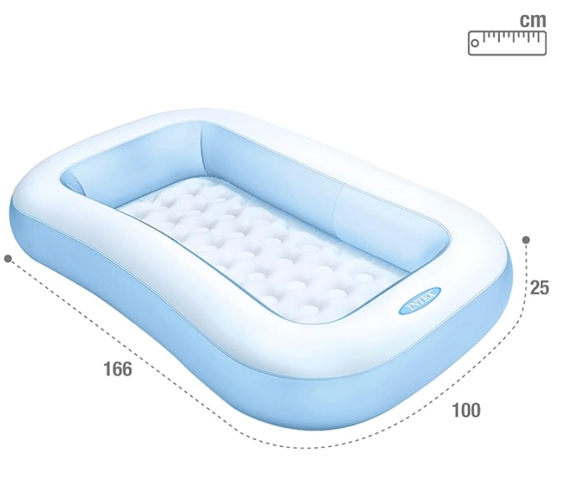 Intex Inflatable Rectangular Pool 166x100x28cm — image 3