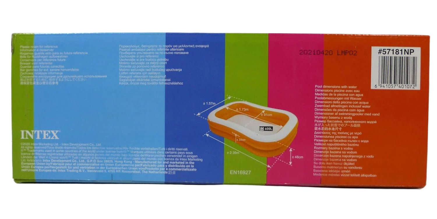 Intex Mandarin Swim Center Pool Age 3+ - Colorland Toys