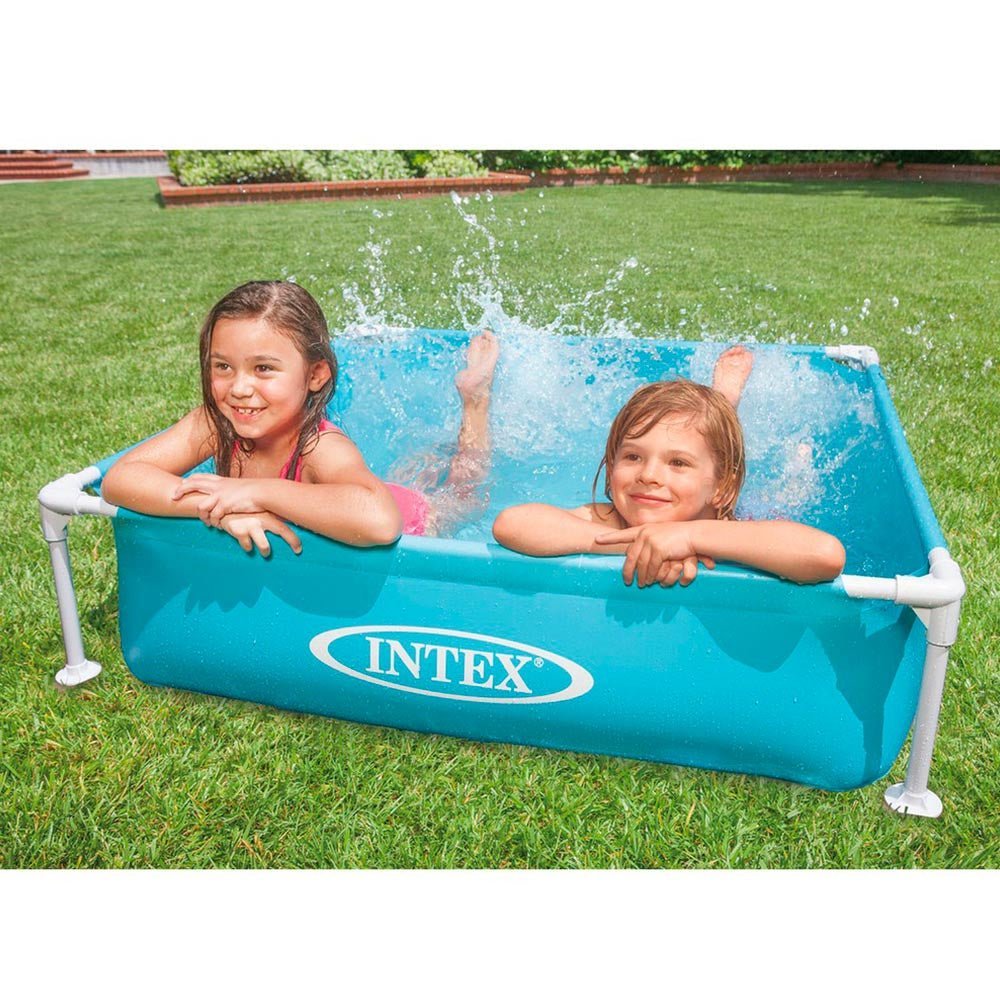 Intex Mini Frame Square Pool For Children 122 x 122cm 57173 - Colorland Toys
