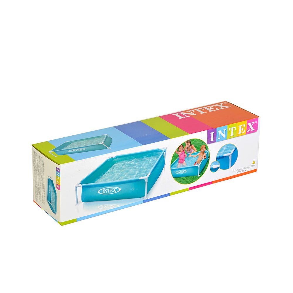 Intex Mini Frame Square Pool For Children 122 x 122cm 57173 - Colorland Toys