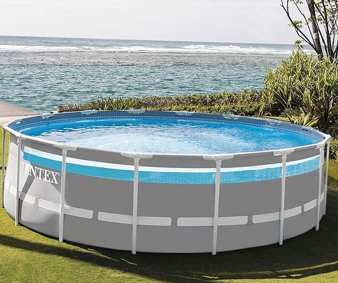 Intex Prism Frame Clearview Premium Round Pool Set 4.27mx1.07m - Colorland Toys