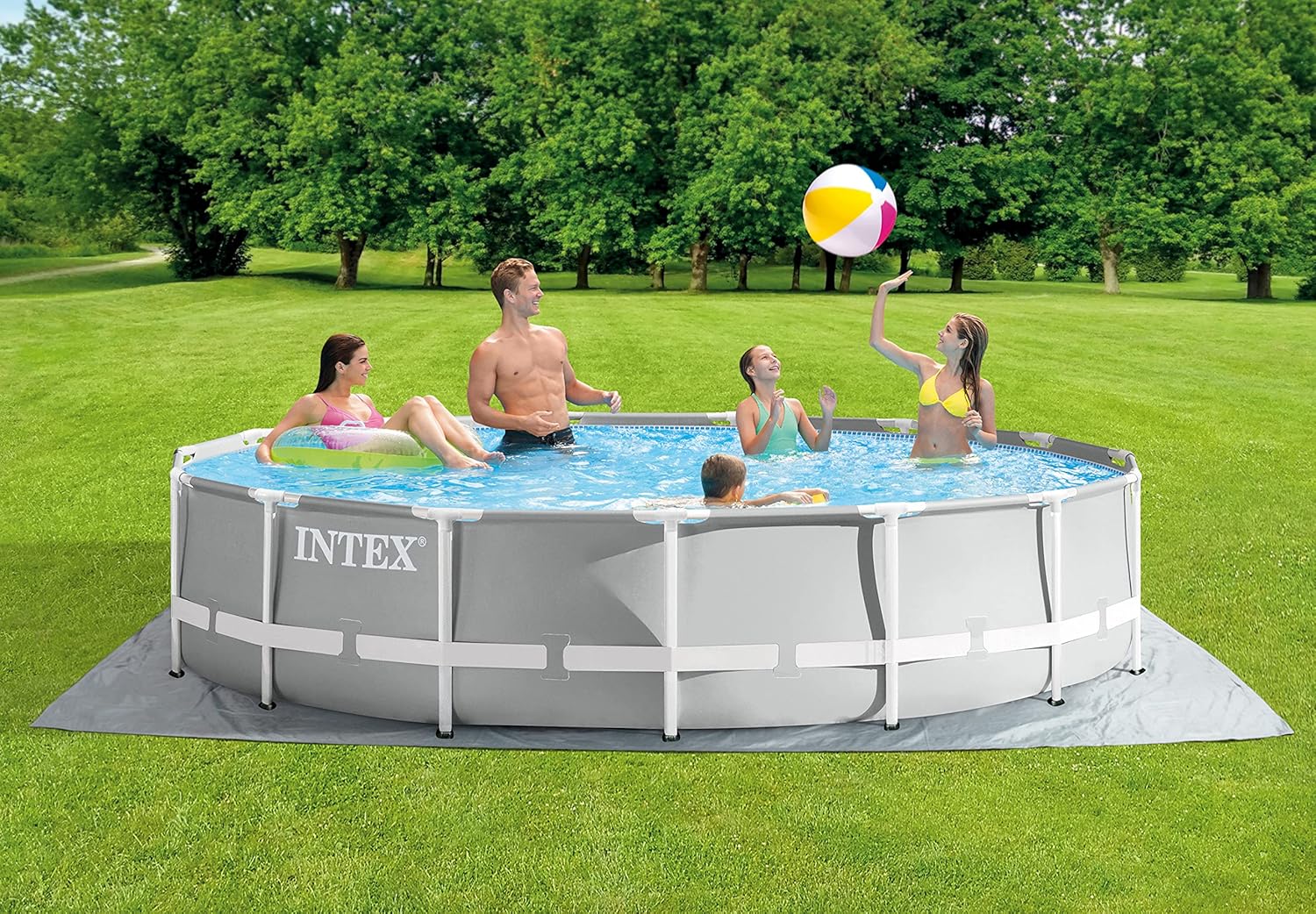 Intex Prism Frame Pool Set Round 4.57mx1.07m 26724 - Colorland Toys