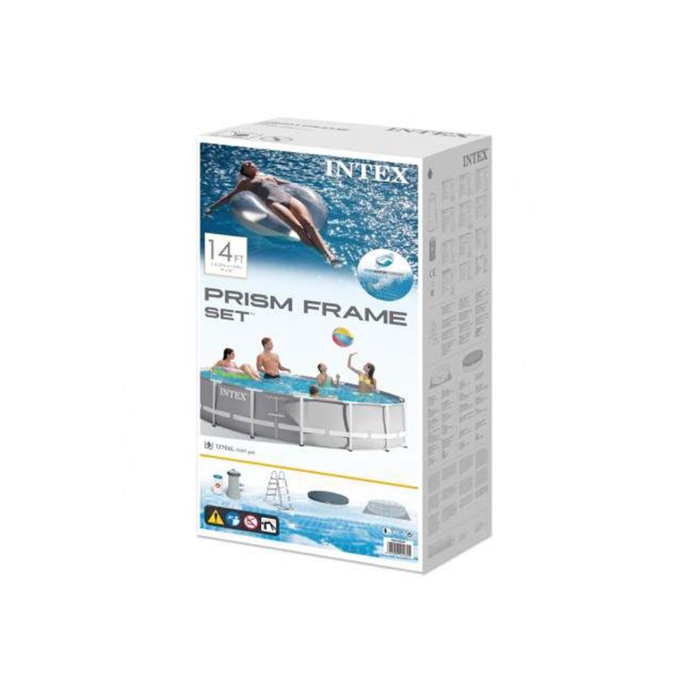 Intex Prism Frame Round Above Ground Pool 427x107cm 26720 - Colorland Toys