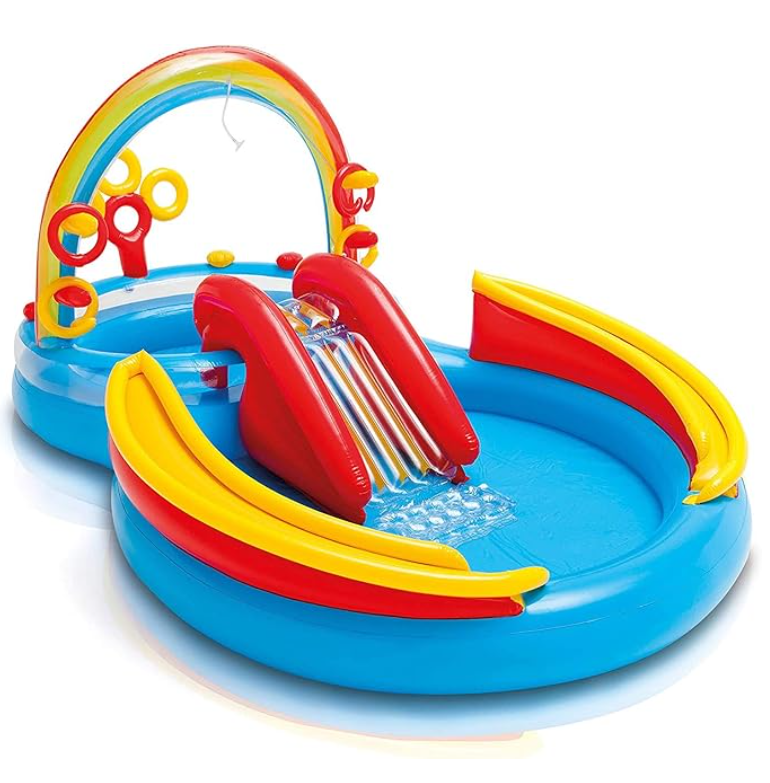 Intex Rainbow Ring Inflatable Play Center 2.97x1.93x1.35m — image 1