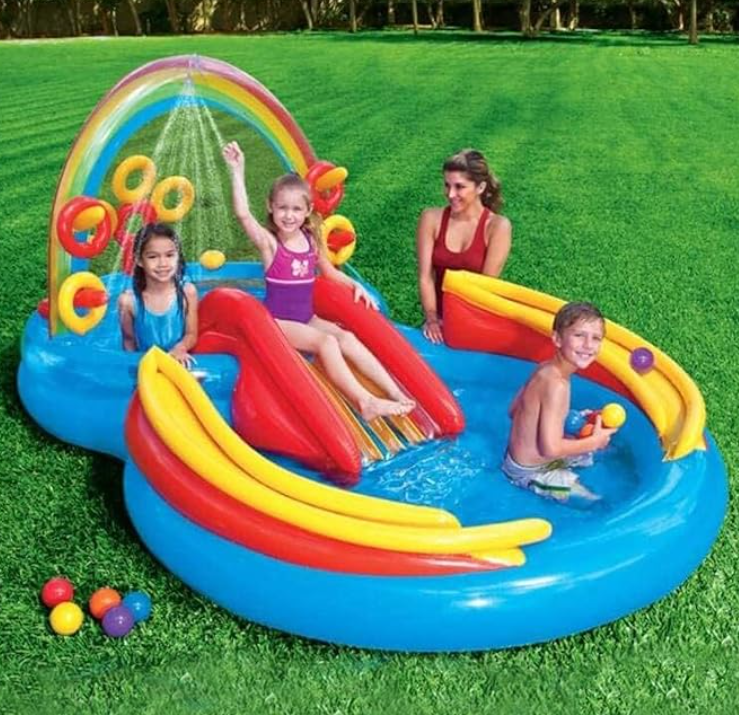 Intex Rainbow Ring Inflatable Play Center 2.97x1.93x1.35m — image 2