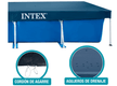 Intex Rectangular Pool Cover 4.5mx2.2mx85cm 28039
