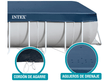 Intex Rectangular Pool Cover 4mx2mx1m 28037