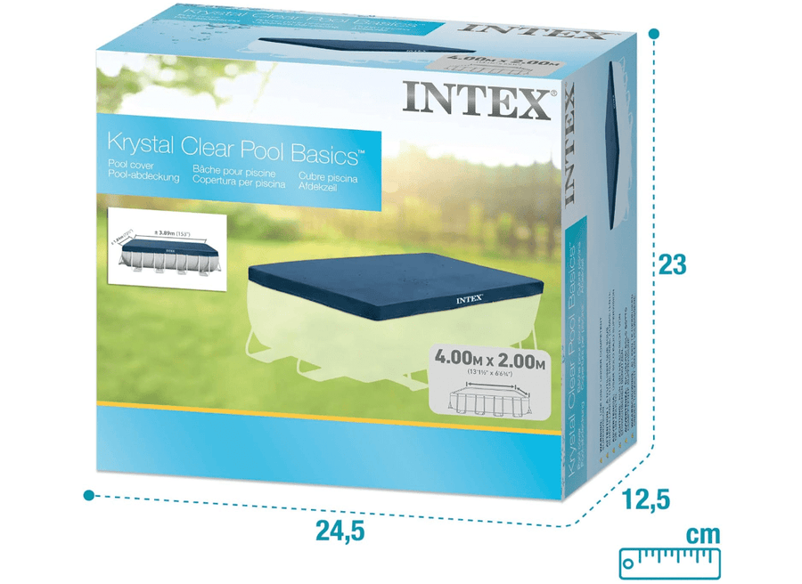 Intex Rectangular Pool Cover 4mx2mx1m 28037 — image 1