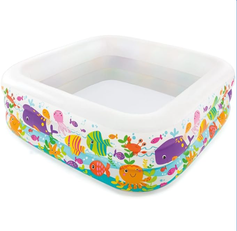 Intex Sea Aquarium Inflatable Pool 1.59x1.59x0.50m — image 1